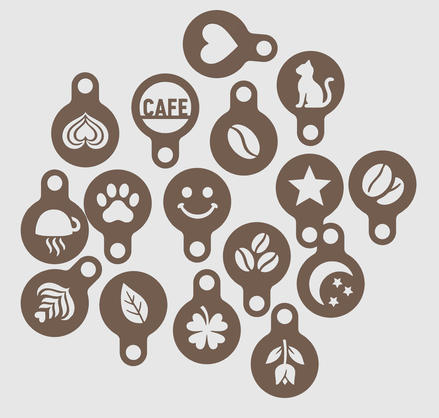 Coffee / Drink Stencils