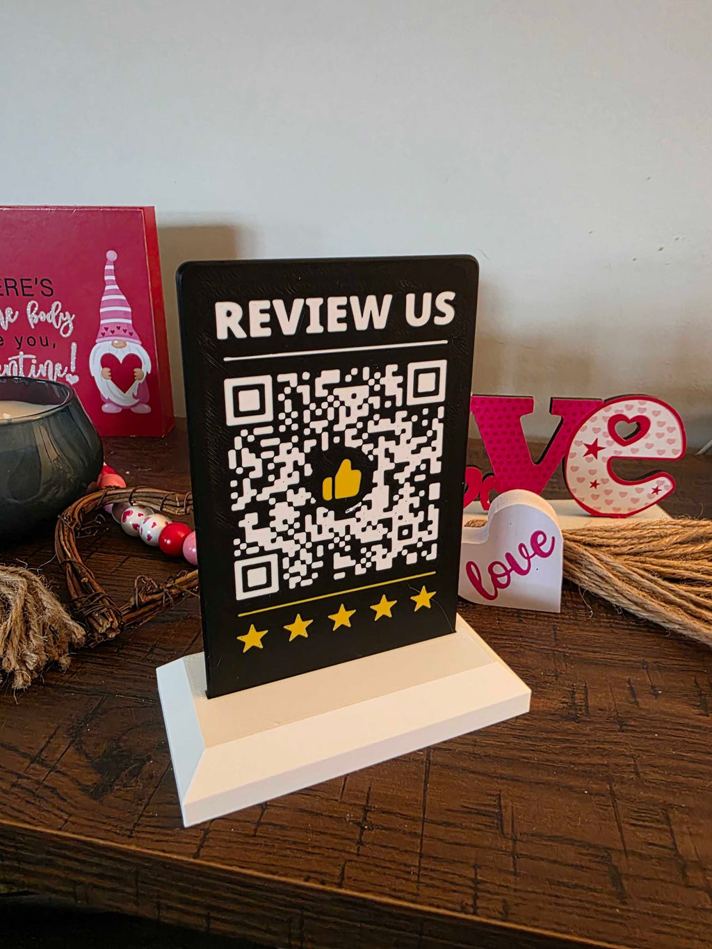 Customizable QR Code Sign
